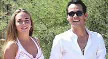 Marc Anthony y Chloe Green matrimonio enamorados